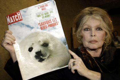 Brigitte Bardot en blanco y negro, símbolo de libertad y activismo animal, con mirada serena y fondo de Saint-Tropez
