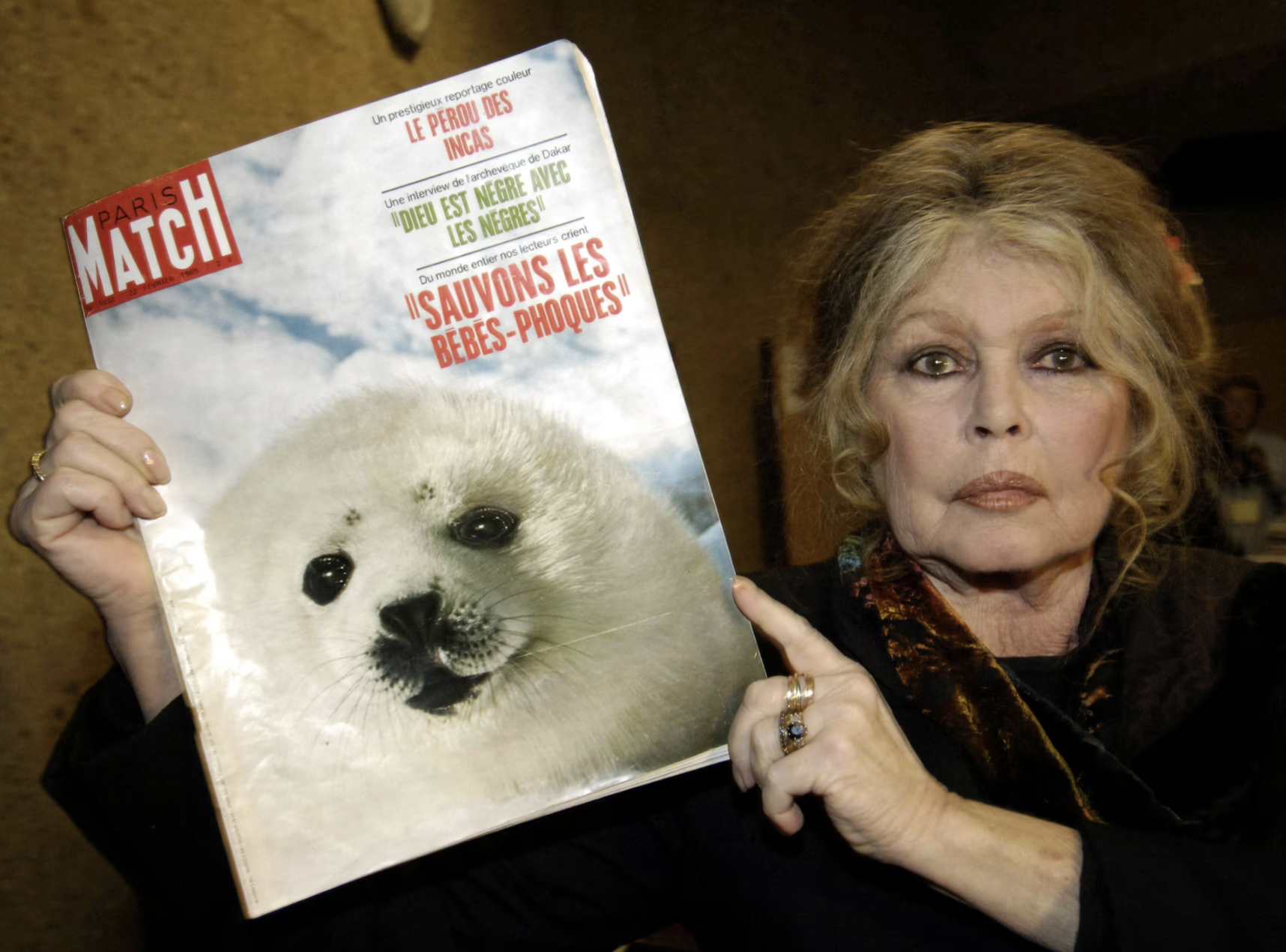 Brigitte Bardot en blanco y negro, símbolo de libertad y activismo animal, con mirada serena y fondo de Saint-Tropez