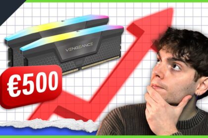 Gráfico de precios de memoria RAM DDR4 y DDR5 en alza por demanda de centros de datos y proyectos de inteligencia artificial