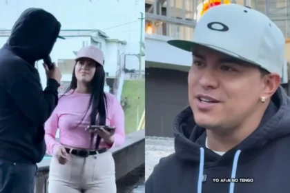 Nycol Herrera, cantante callejera de Manizales, canta 'Maldita Traga' con Yeison Jiménez en la Feria de Manizales 2026