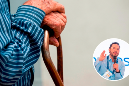 Gráfico comparativo de rentabilidad anual: 8,5% con diversificación vs. 3,8% solo en Colombia, mostrando impacto en ahorros pensionales