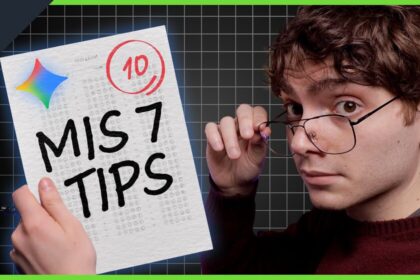 Estudiante usando IA en portátil con prompts detallados para aprender conceptos complejos, no solo resúmenes superficiales