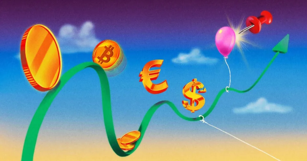 Gráfico de bolsas globales con flechas ascendentes y descendentes, destacando el dólar debilitado y el auge de mercados emergentes en 2025
