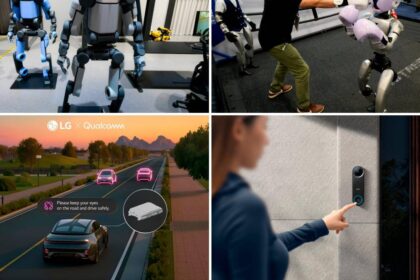 Robot humanoide Atlas de Boston Dynamics manipulando cajas industriales con precisión en una fábrica automatizada