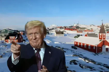 Protestas en Nuuk con banderas groenlandesas contra la amenaza de aranceles del 25% por la compra de Groenlandia impulsada por Trump