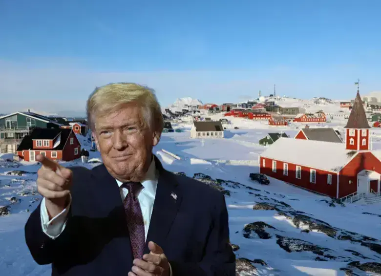 Protestas en Nuuk con banderas groenlandesas contra la amenaza de aranceles del 25% por la compra de Groenlandia impulsada por Trump