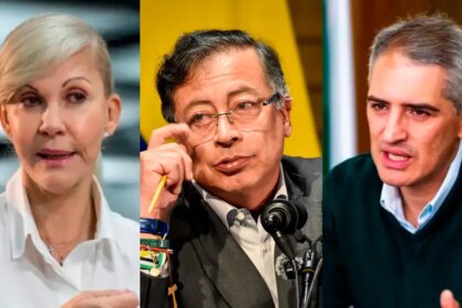 Grupo de gobernadores en cumbre discutiendo estrategias legales contra decreto de emergencia económica, con documentos y banderas regionales