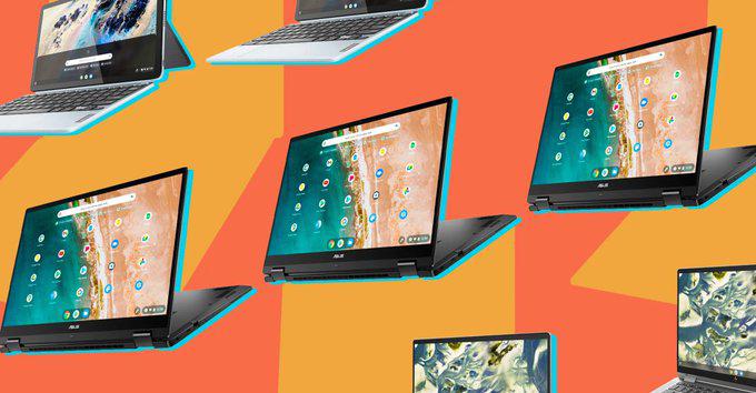 Pantalla de portátil HP ejecutando Android 16 para PC con barra de tareas estilo ChromeOS y multitarea en pantalla dividida