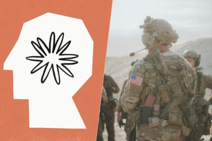 Equipo de desarrolladores analizando códigos de inteligencia artificial con gráficos de seguridad y ética en pantalla, destacando límites en armas autónomas