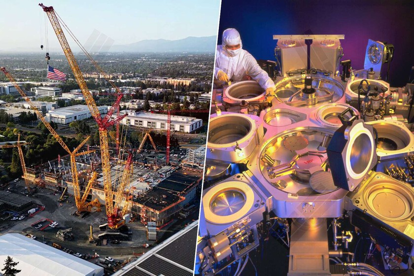 Sala limpia de última generación en el EPIC Center de Silicon Valley, donde Samsung y EEUU desarrollan chips avanzados para reducir plazos de producción