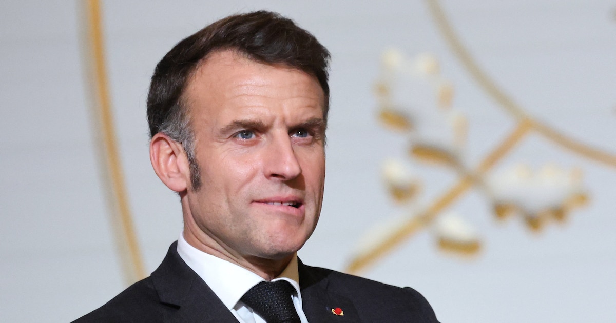 Emmanuel Macron en rueda de prensa explicando las 4 medidas urgentes para salvar a Europa de la dependencia de EE.UU. y China en tecnología y comercio
