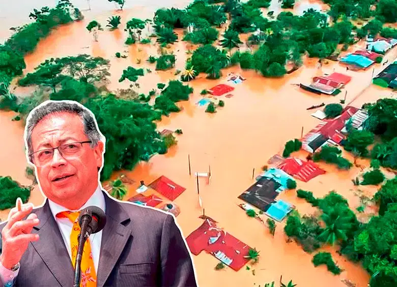 Gráfico explicativo del impuesto al patrimonio progresivo para empresas con activos superiores a $10.000 millones, destinado a financiar emergencias climáticas en Colombia