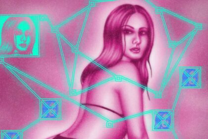 Interfaz de Doppelgänger mostrando resultados de búsqueda de perfiles de OnlyFans con rasgos similares a una foto subida, destacando privacidad y precisión visual
