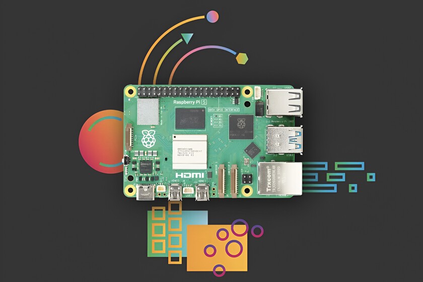 Raspberry Pi 5 con luces LED ejecutando OpenClaw, un agente de IA autónomo que gestiona tareas sin hardware costoso