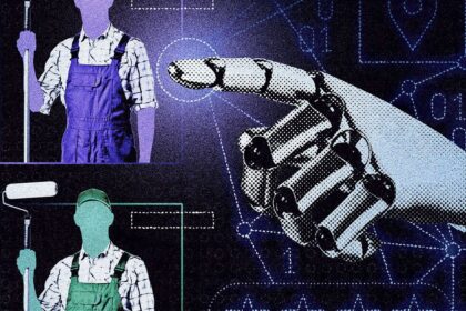Persona sosteniendo cartel de 'La IA me está pagando' en una tarea publicitaria encubierta de RentAHuman en San Francisco