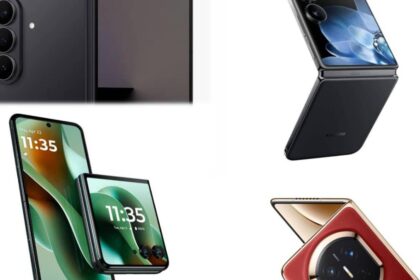Teléfono plegable Honor Magic V5 con 8,8 mm de grosor y certificación IP58, mostrando su pantalla flexible y diseño premium