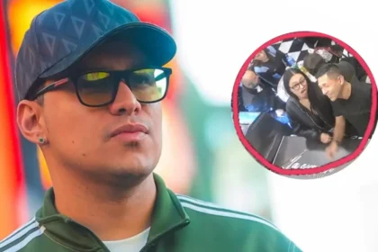 Dos presuntos ladrones en imágenes de cámaras de seguridad del café-bar 'La Cumbre' vinculado a Yeison Jiménez