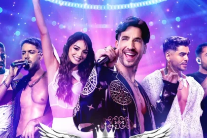 Escenario vibrante del tour 'La Reina del Flow en Concierto' con Yeimy Montoya y Charly Flow en acción