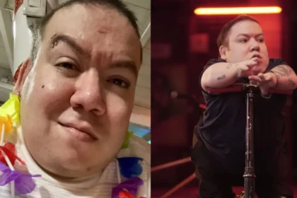 Alejo Little con oxígeno en su última transmisión en vivo, mostrando su sonrisa característica pese a su frágil salud