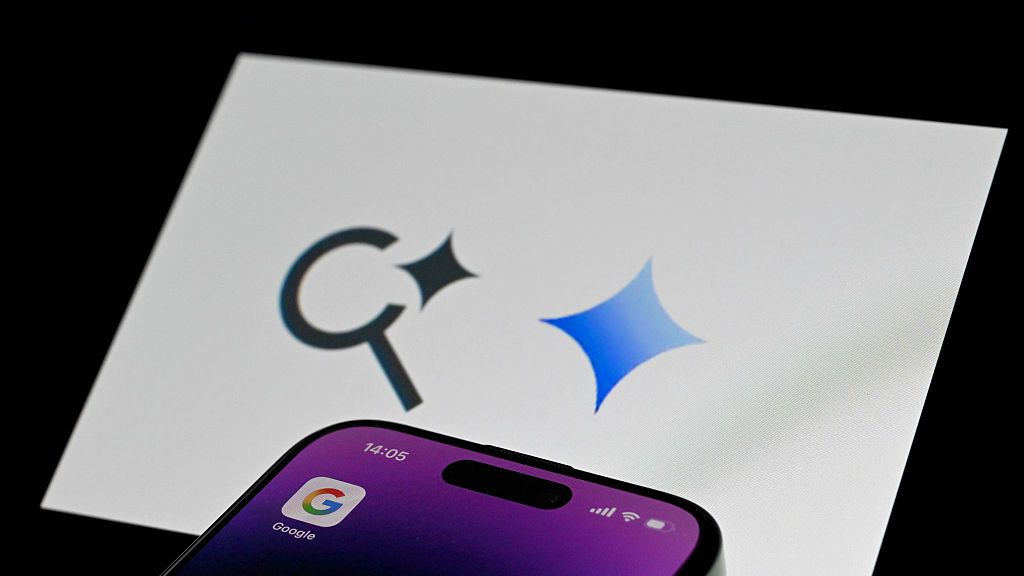 Pantalla de Google mostrando un resumen de AI Overviews con datos incorrectos destacados en rojo y advertencia de 'verificar fuentes' en pequeño