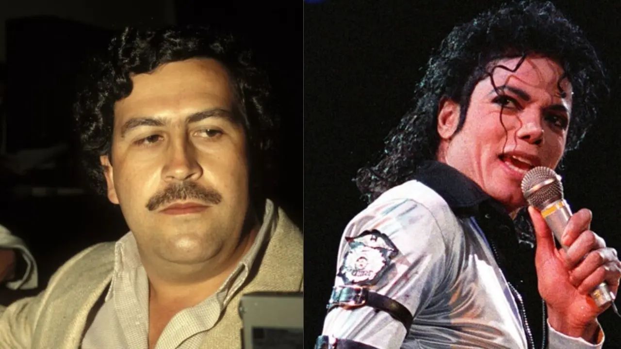 Juan Pablo Escobar (Sebastián Marroquín) en imagen de la serie documental contando el plan de secuestro a Michael Jackson en 1988