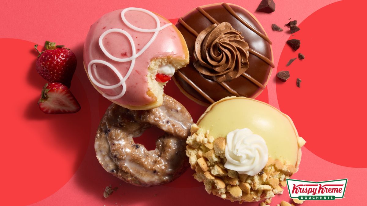 Cuatro donas de edición limitada con sabores primaverales: doble chocolate, fresas y crema, pudín de plátano y arándanos, junto a un pack temático de 'Malcolm in the Middle' con 30 piezas variadas