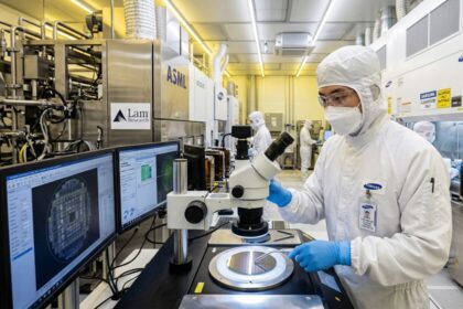 Prototipo de chip de 1 nm de Samsung en laboratorio con tecnología Fork Sheet para mayor eficiencia energética