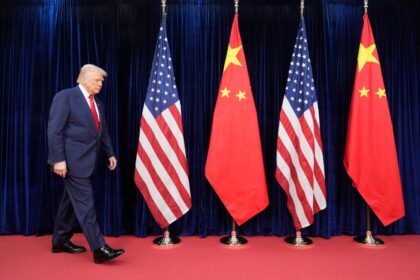 Donald Trump en un mensaje en Truth Social sobre el acuerdo de China para no enviar armas a Irán y su advertencia militar
