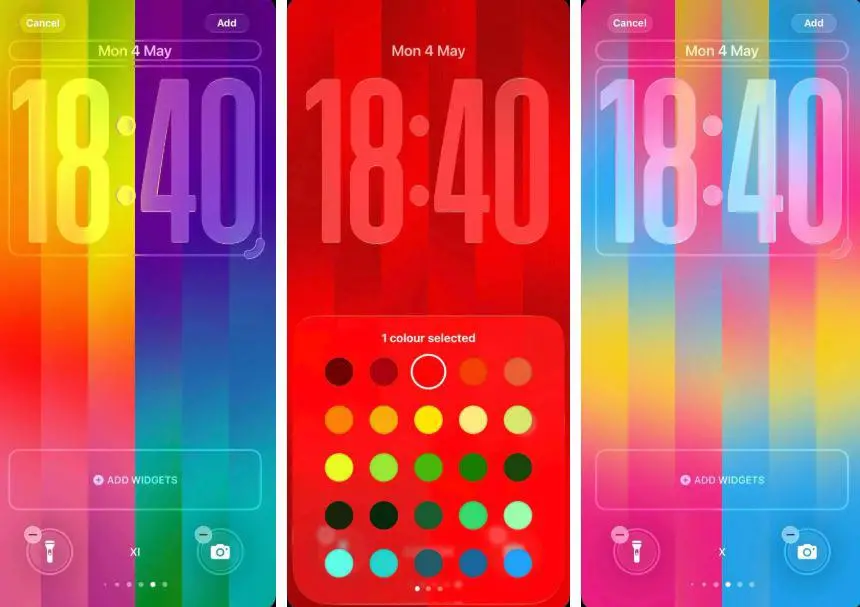 Captura de pantalla de iOS 26.5 mostrando el ícono de candado del cifrado RCS en una conversación y el fondo dinámico Pride Luminance