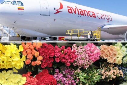 Carga aérea masiva de flores colombianas listas para exportación a EE.UU. en operación récord 2026
