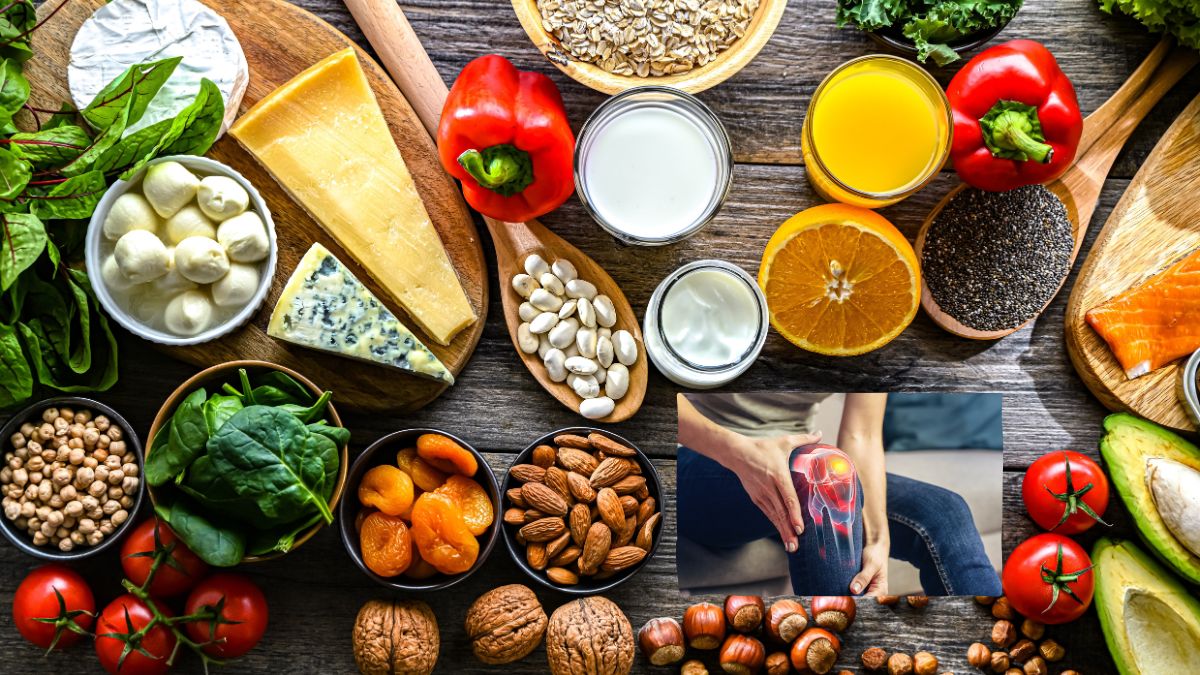 Plato con salmón, brócoli y huevo sobre mesa de madera, alimentos ricos en nutrientes para combatir la inflamación de la artrosis