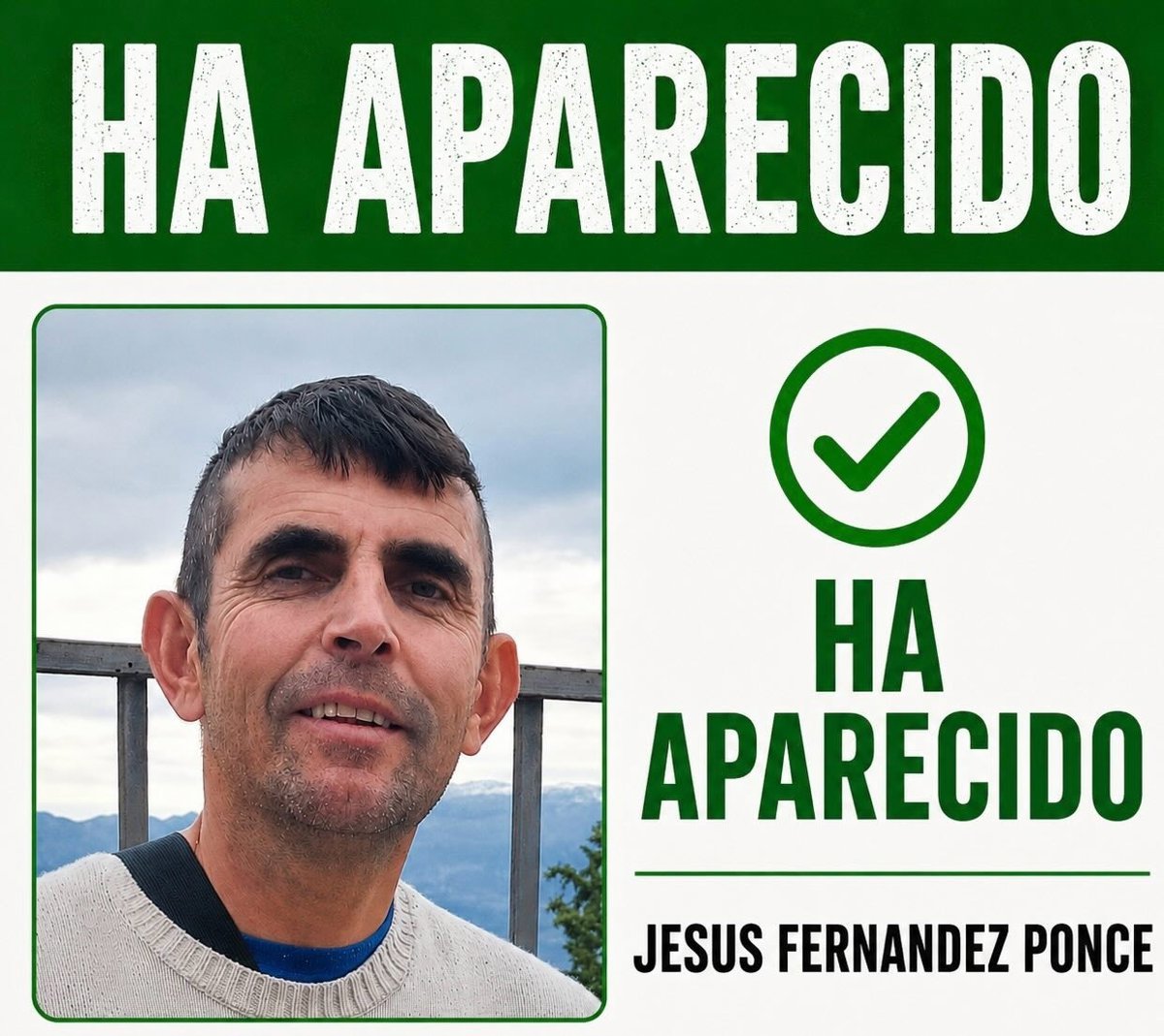 Vecinos y policía buscan en Aljaraque al hombre de 49 años desaparecido vestido con pantalón verde botella