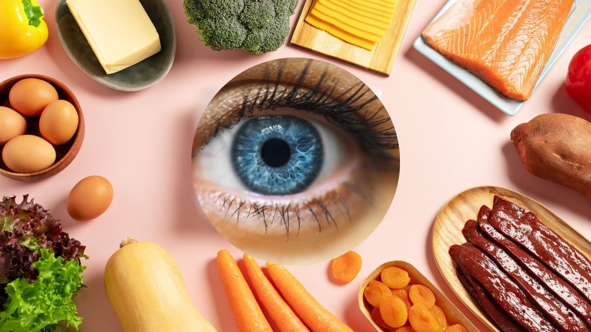 Ostras y frutos secos como anacardos en una composición que destaca los alimentos ricos en zinc para proteger la retina y prevenir enfermedades oculares