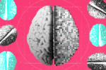 Equipo de neurocientíficos analizando circuitos cerebrales en un laboratorio futurista para replicar el 'algoritmo del cerebro' en sistemas de IA ultraeficientes