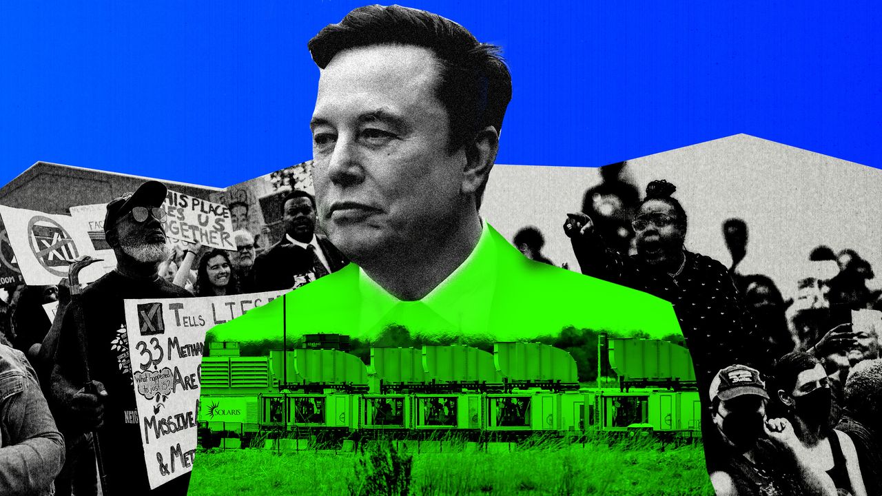 Protesta de residentes en Memphis contra turbinas contaminantes de xAI y SpaceX