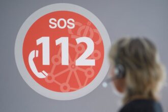 Accidente de tráfico entre moto y coche en la carretera A-15 de Zizur Mayor con dos heridos graves