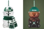 Vaso Bearista de Starbucks edición Mundial 2026 con forma de oso y tapa de balón de fútbol
